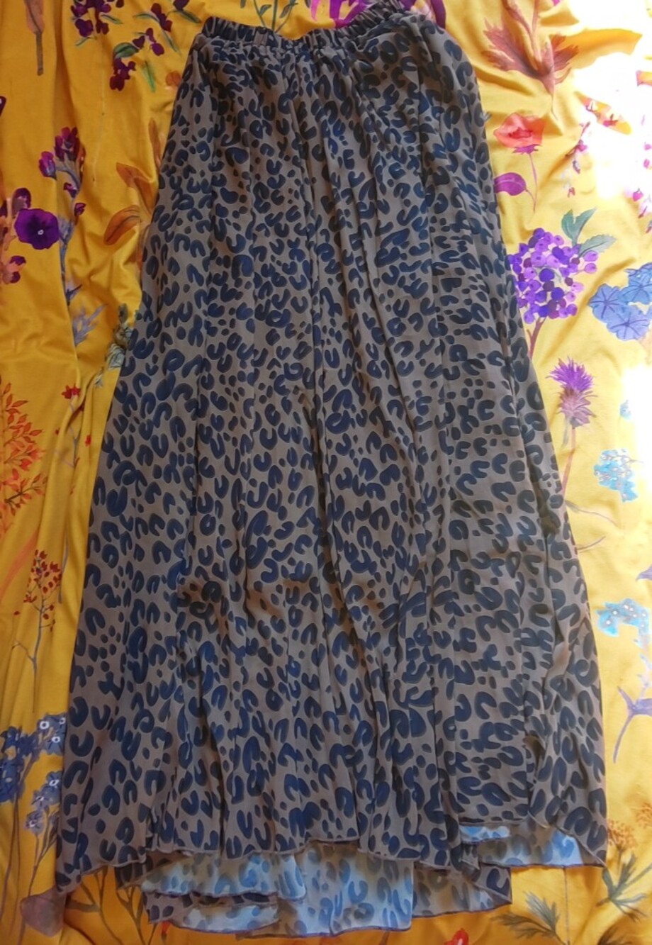 Maxi Cheetah Print Skirt
